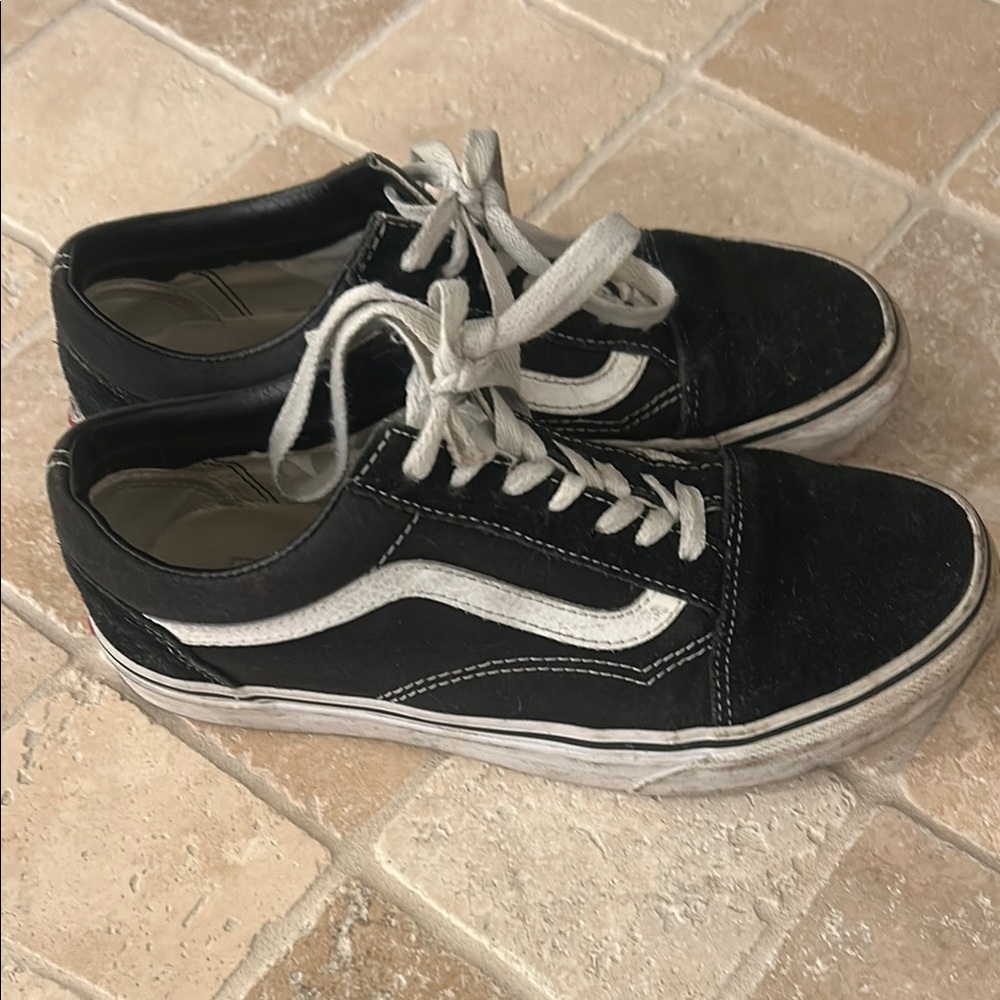 Vans Black and White Sneakers